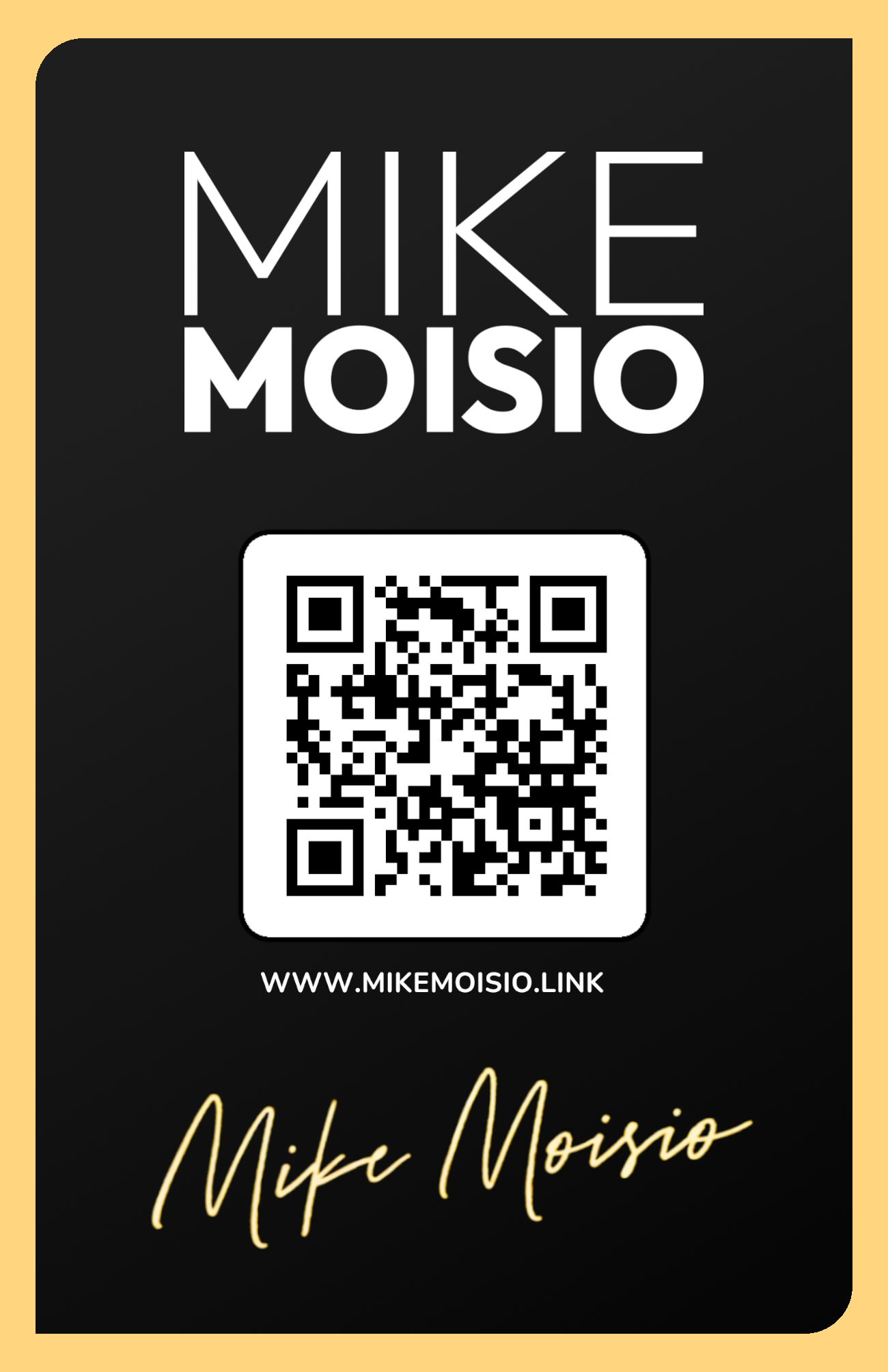 Mike Moisio Business Card